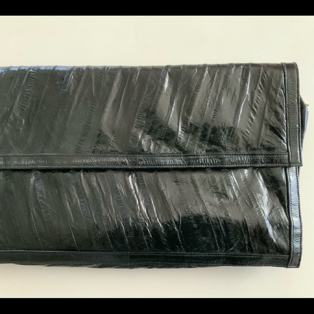 Eel crossbody clutch